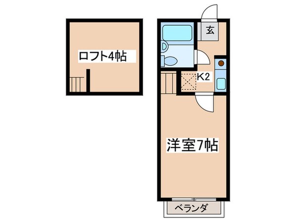 メゾン・ド・リブルの物件間取画像